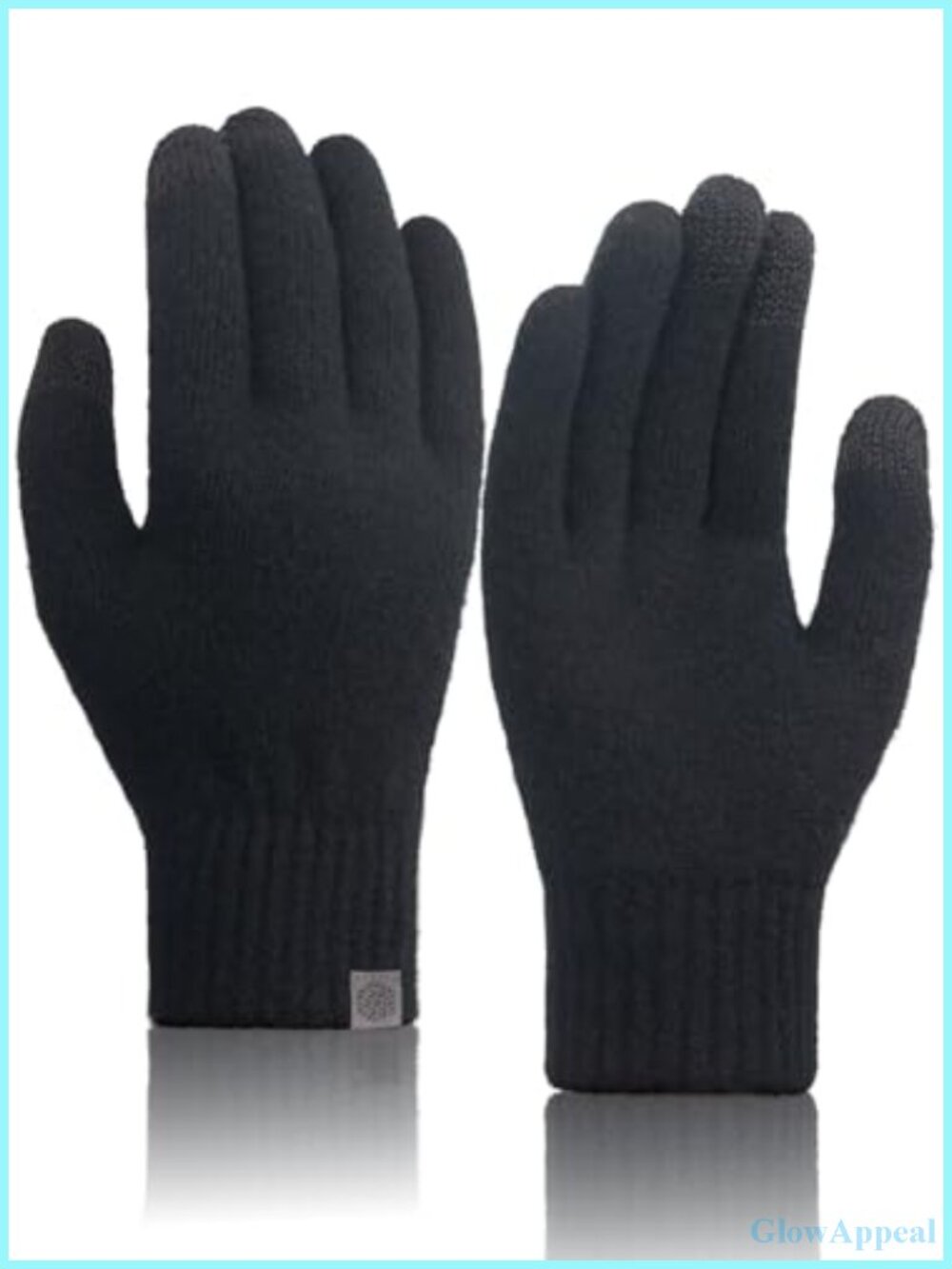 100% Merino Wool Touchscreen Gloves for Men Women